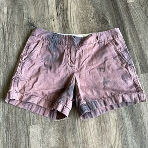 J. Crew Factory Women’s Purple Tie Dye Shorts, size 4